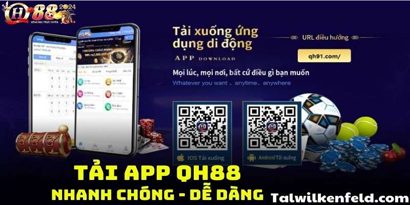 Chi tiết từng thao tác tải ứng dụng QH88 